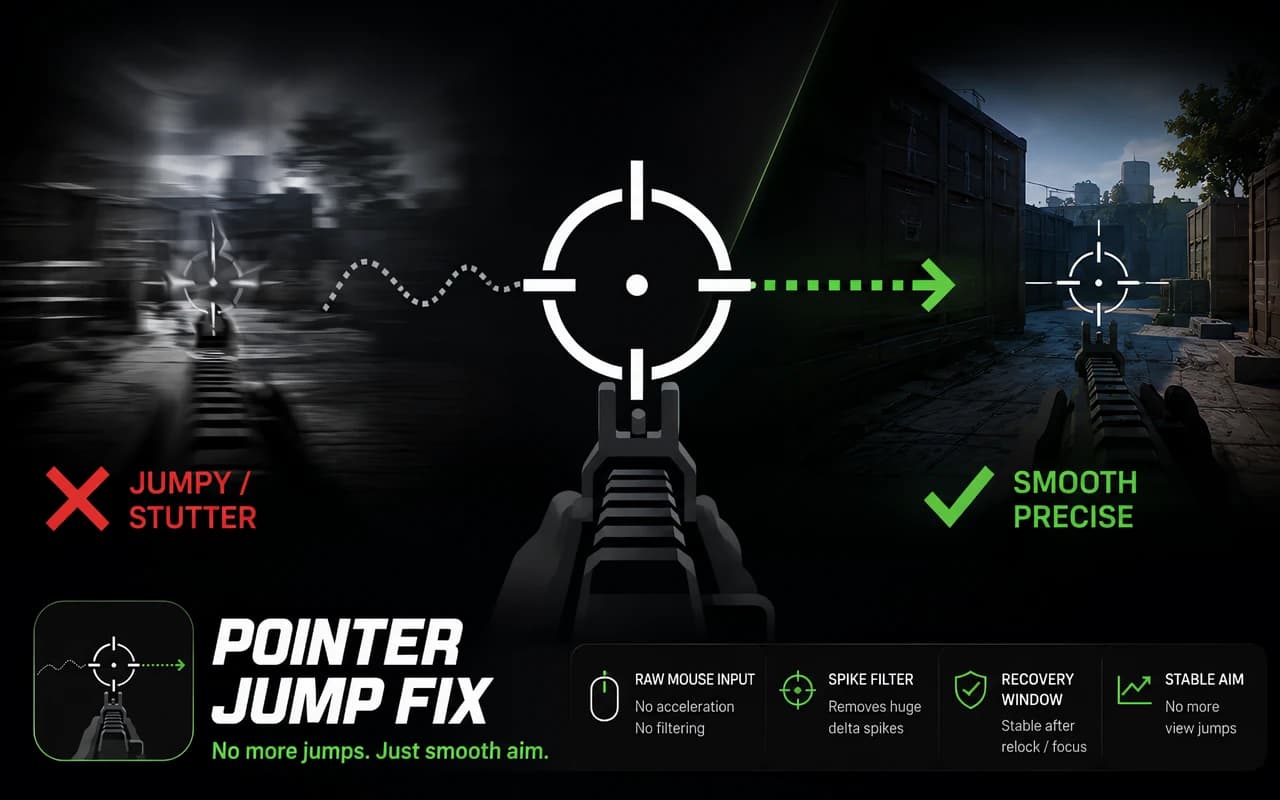 Pointer Jump Fixt screenshot