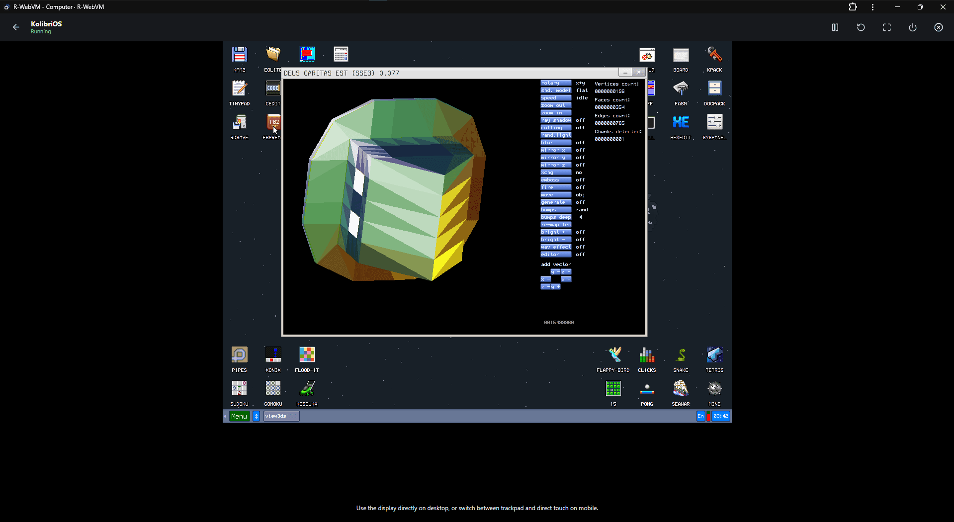 R-WeBVM screenshot