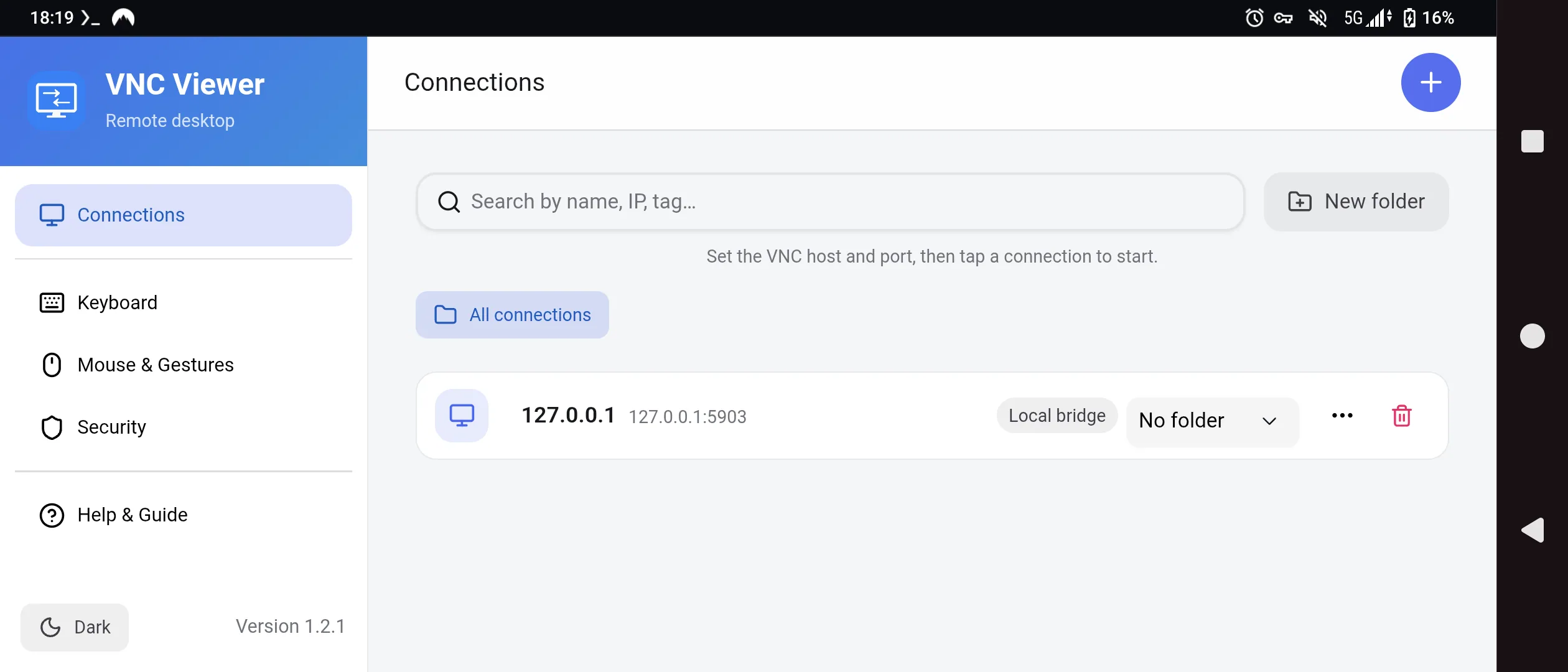 VNC Viewer screenshot