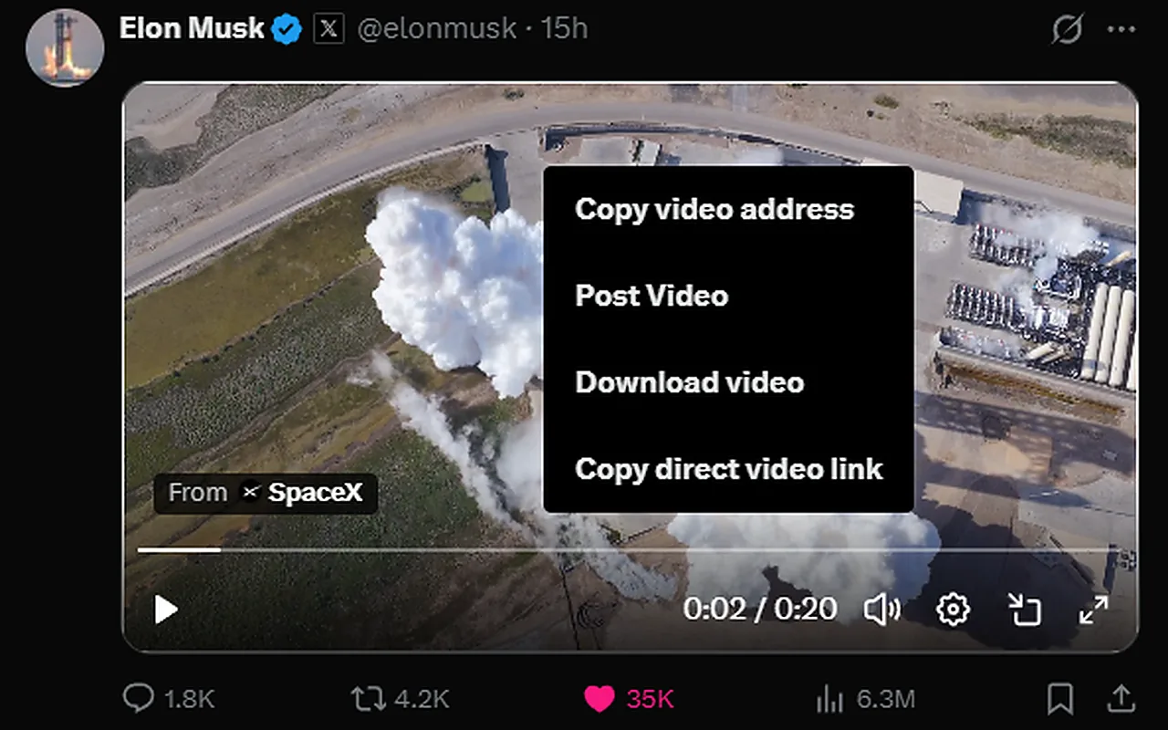 X Video Context Downloader screenshot