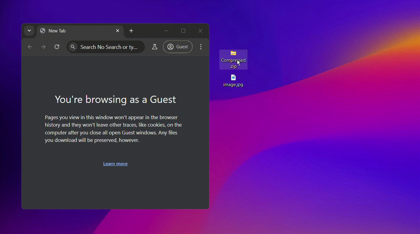 QuickUp screenshot